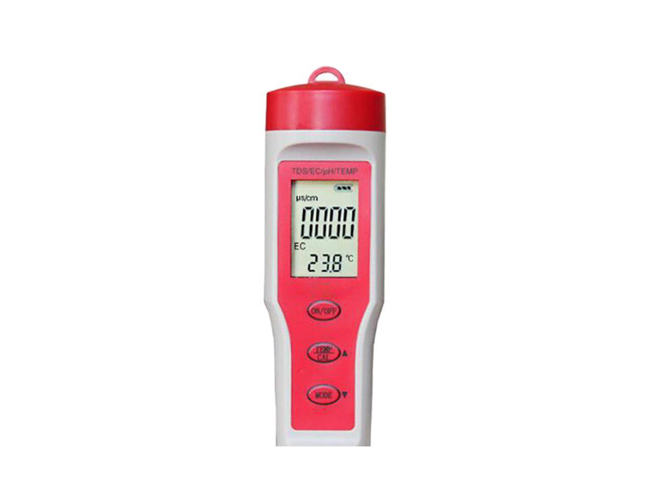 New 4In1 Digital Water Quality Tester Pen PH/TDS/EC/TEMP Meter Detector Portable 