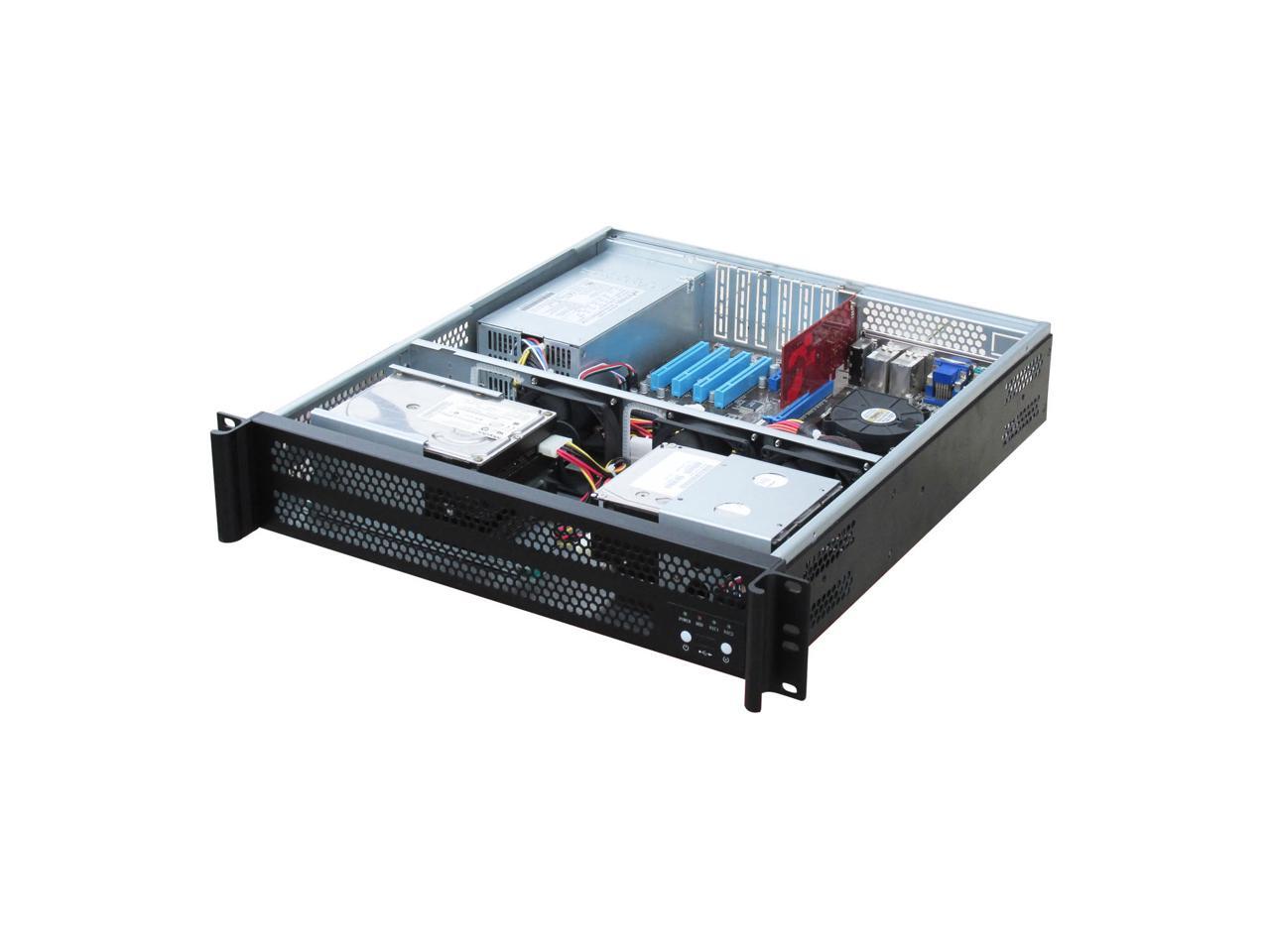 2U server chassis / 12 "× 10.5" and below motherboards can be installed