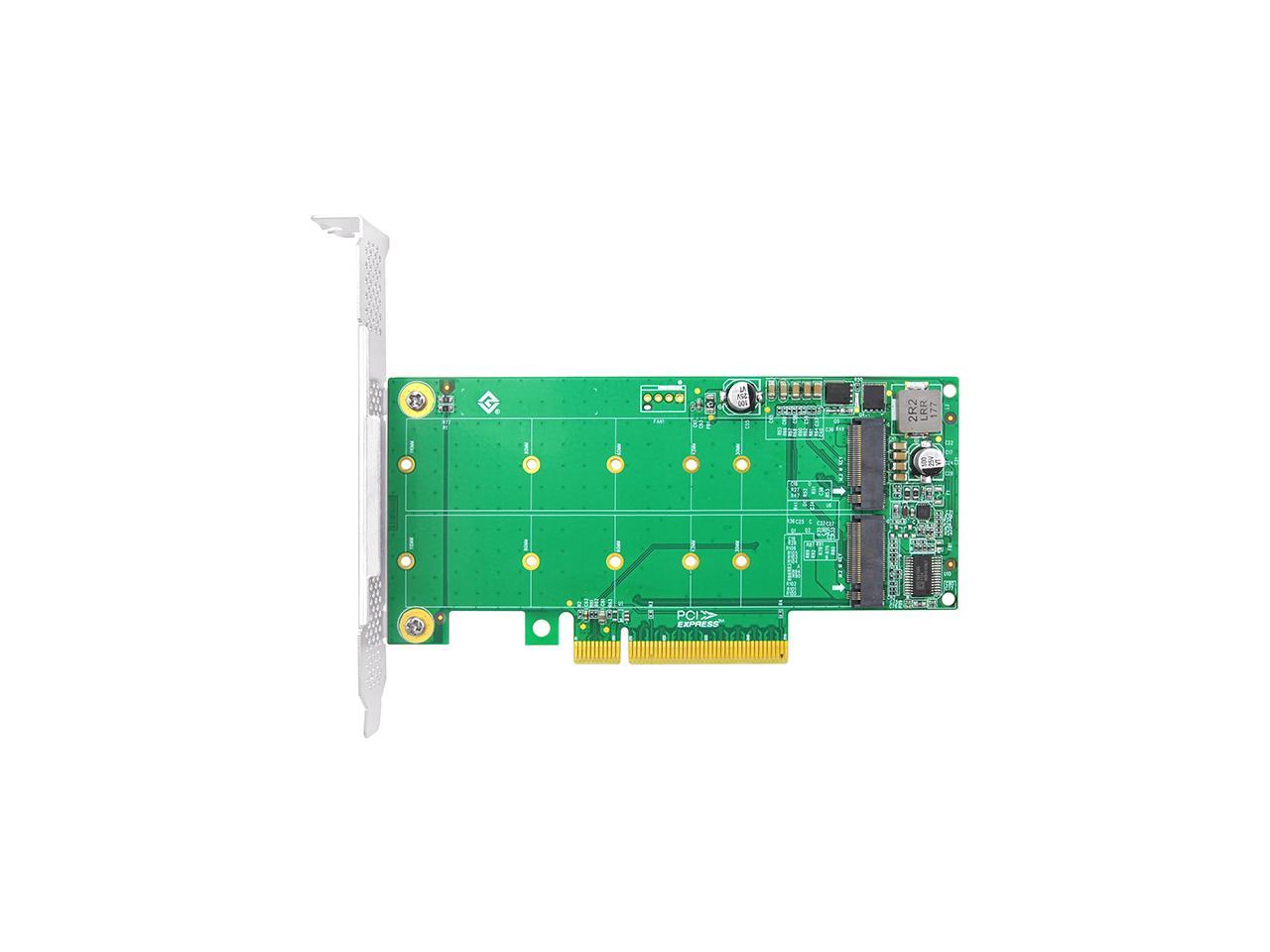 Linkreal Dual PCI Express 3.0 x8 M.2 M 