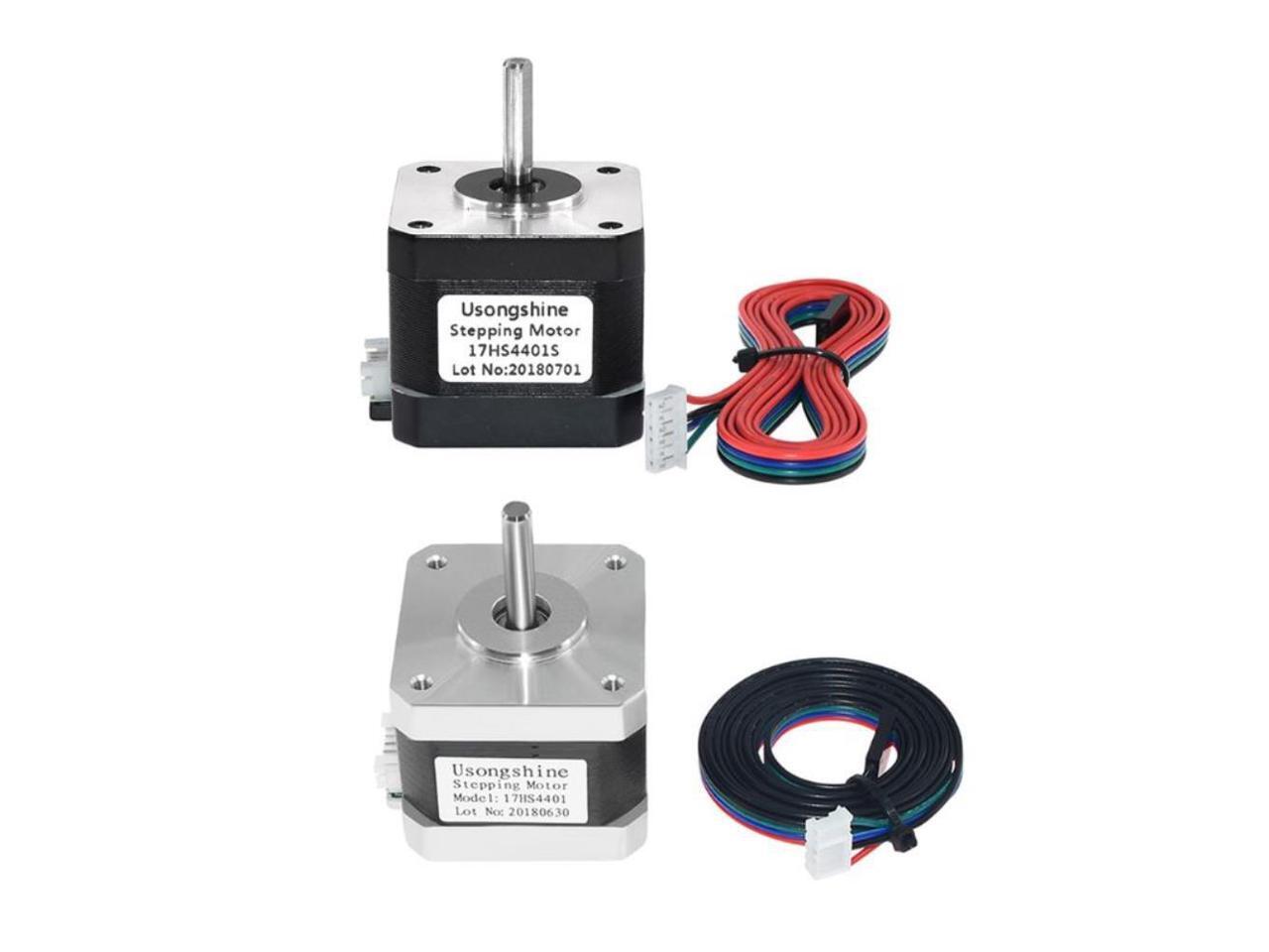 5x Nema17 17HS4401 1.5A 2Phase Stepper Motor 1m Wire 4-lead for 3D Printer CNC 