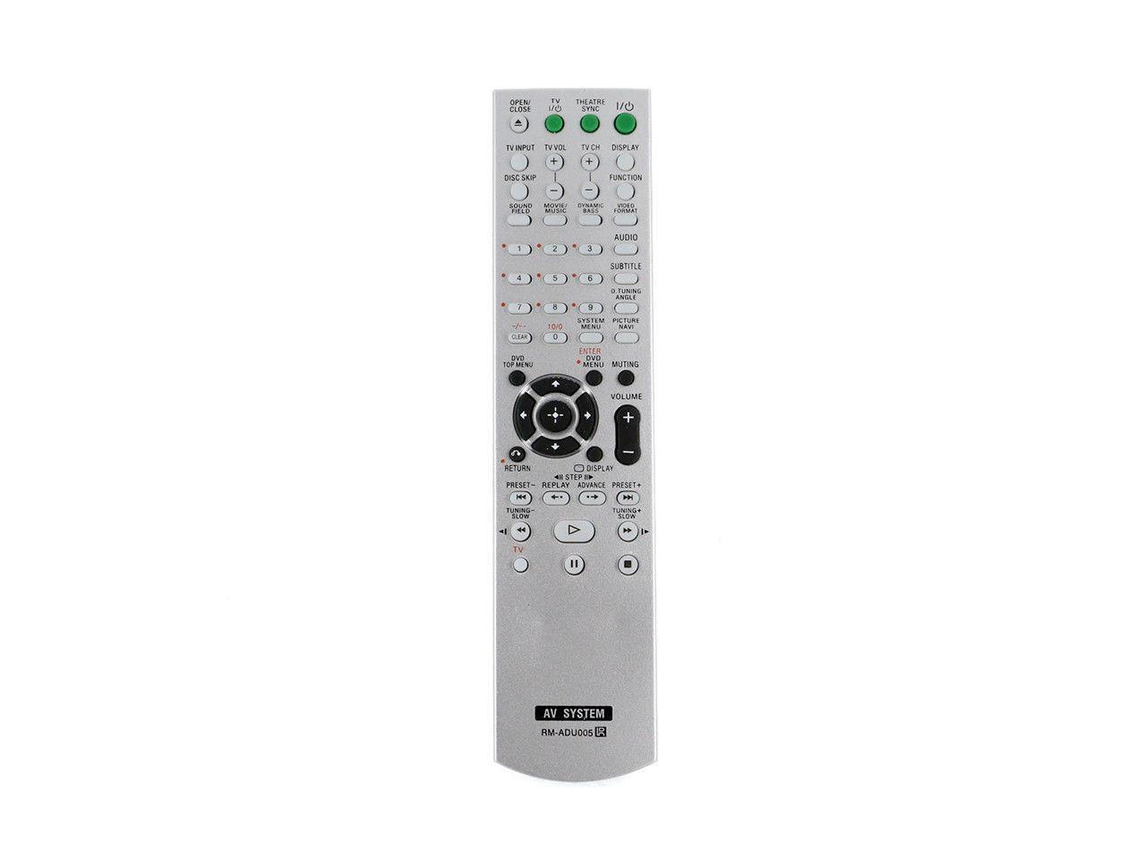 RMADU005 Remote control for Sony DVD Home Theater System DAVDZ630 HCD
