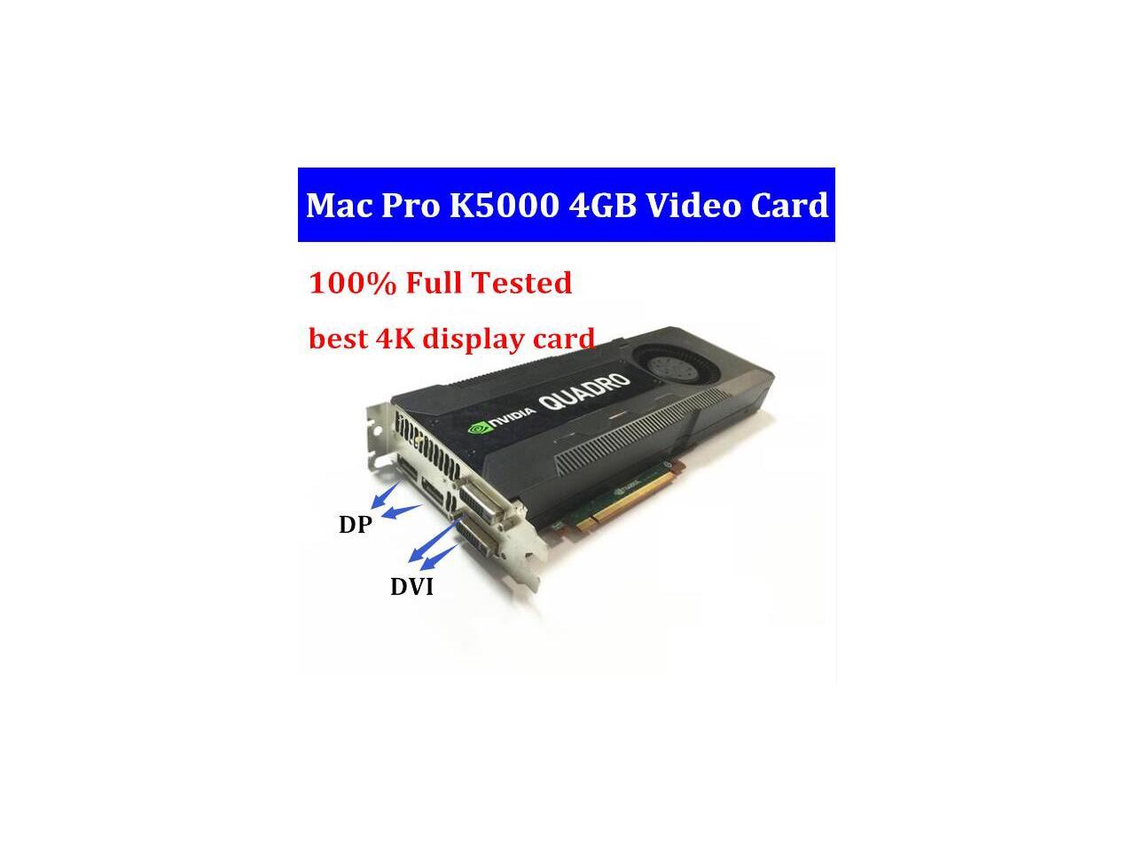 best 4k video card for mac pro