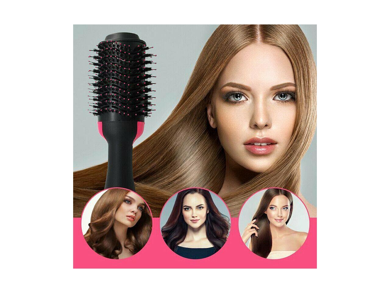 rotating curling iron brush