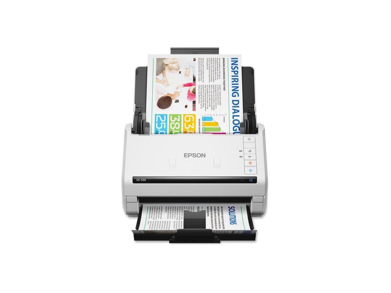 EPSON B11B236201 DS-530 - DOCUMENT SCANNER - DESKTOP - 35 ...