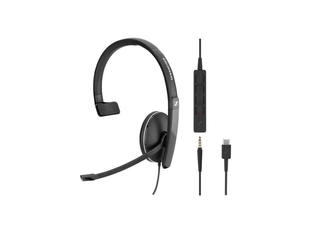 Sennheiser SC 135 USBC (508355) SingleSided (Monaural) Headset for Business Professionals