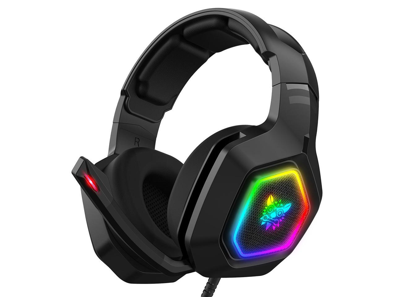 Wired gaming headset. Наушники ONIKUMA k10 Pro. Игровая гарнитура. Наушники с подсветкой. Наушники светящиеся игровые.