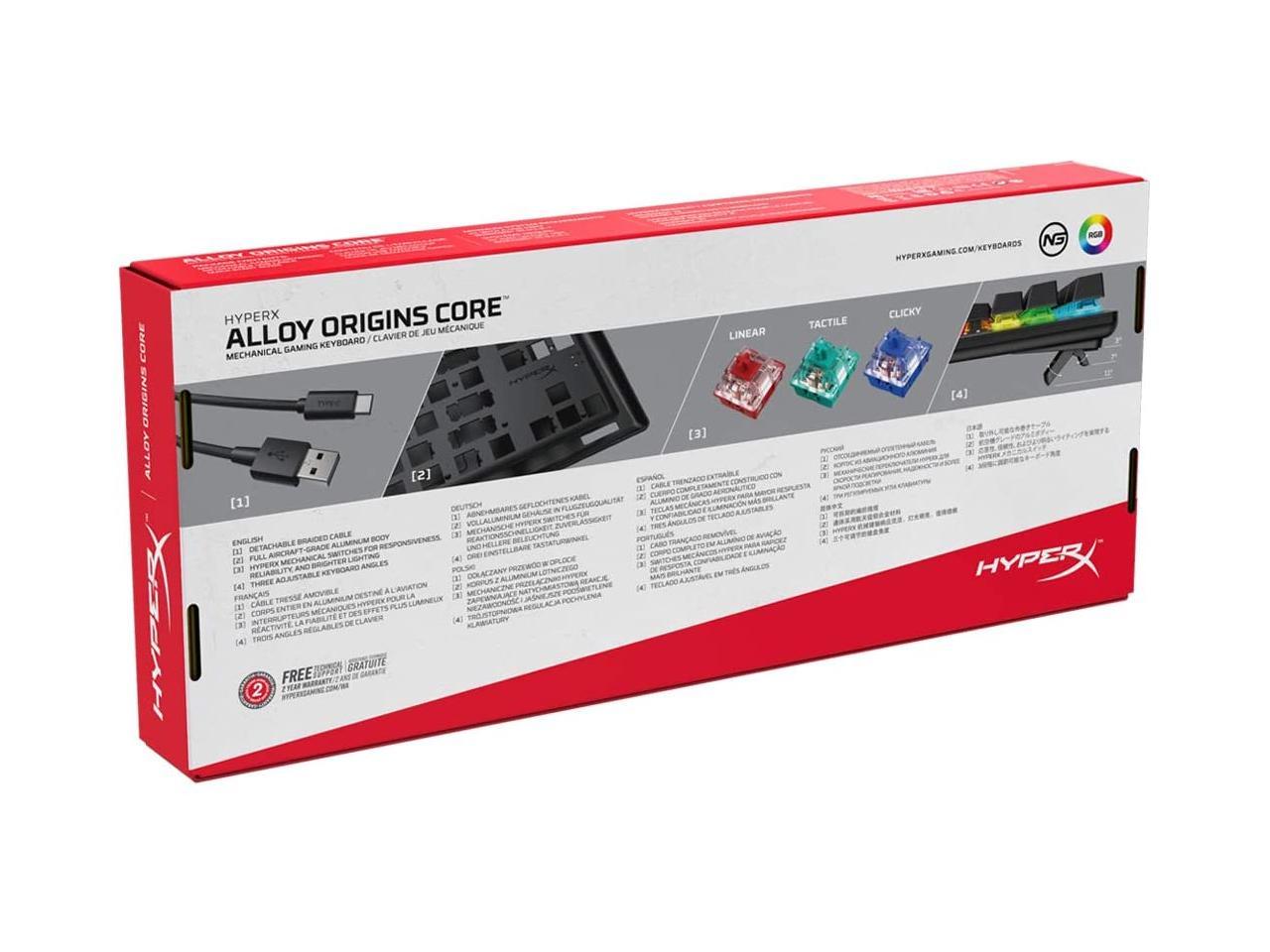HyperX Alloy Origins Core-Tenkeyless Mechanical Gaming Keyboard 