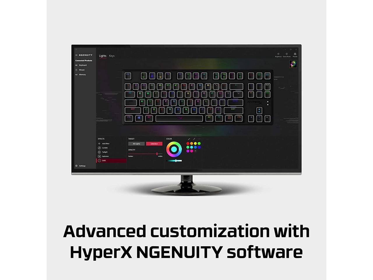 HyperX Alloy Origins CoreTenkeyless Mechanical Gaming Keyboard, HyperX