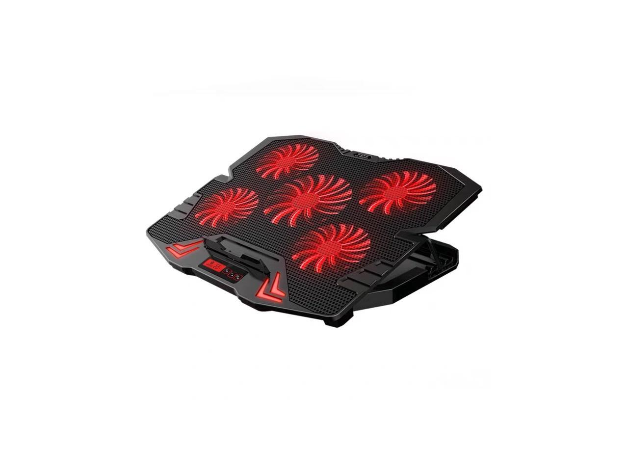 TopMate C5 12-15.6 Inch Gaming Laptop Cooler Cooling Pad | 5 Quiet Fans ...