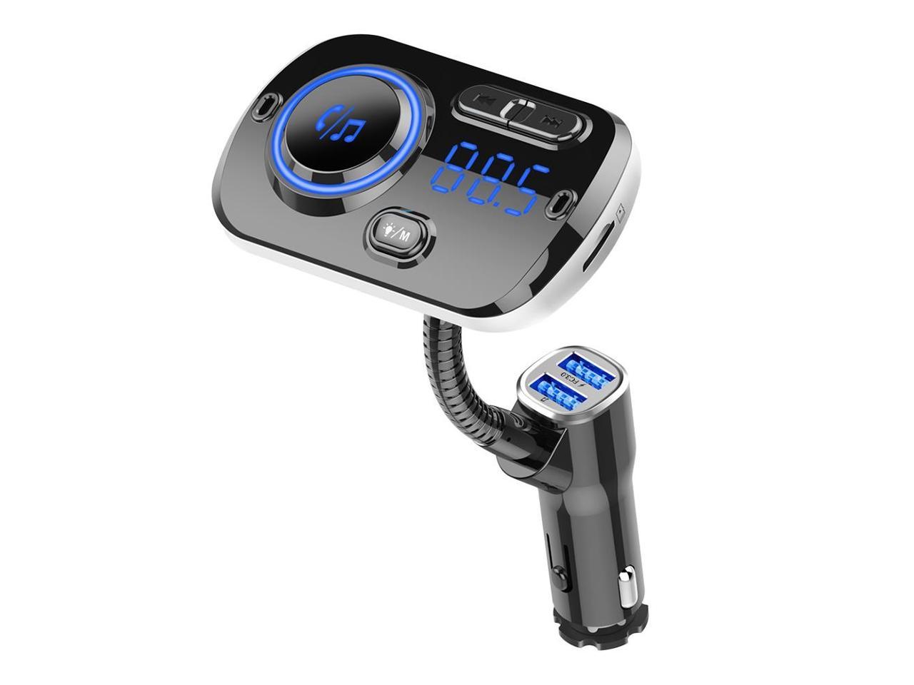 Bluetooth FM Transmitter Radio Adapter Car HandsCalling Fast Charge FM