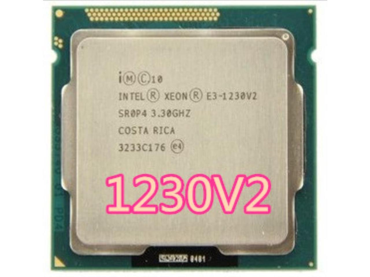 Intel Xeon E3-1230 V2 e3 1230 V2 3,3 GHz SR0P4 8M Quad Core LGA 1155 ...