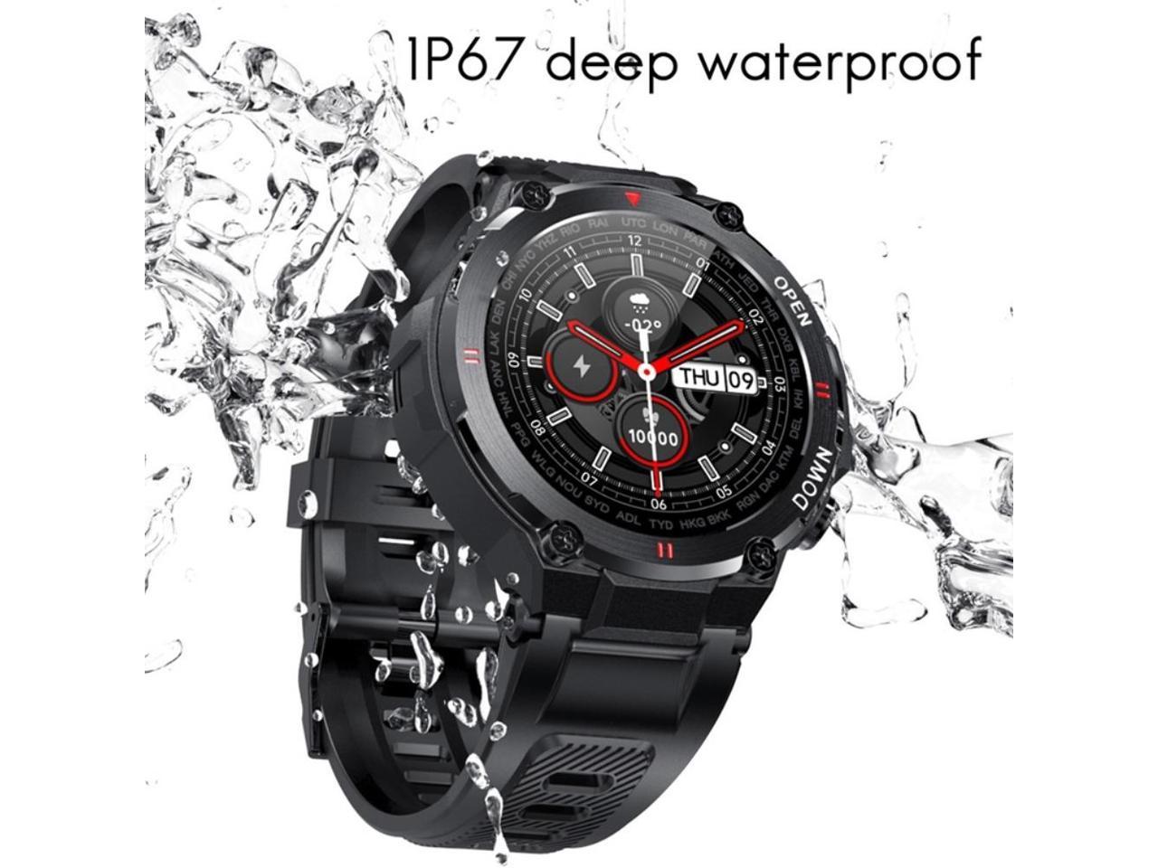 K22 Smart Watch 1.28inch IPS Full Screen Bluetooth Call Heart Rate ...