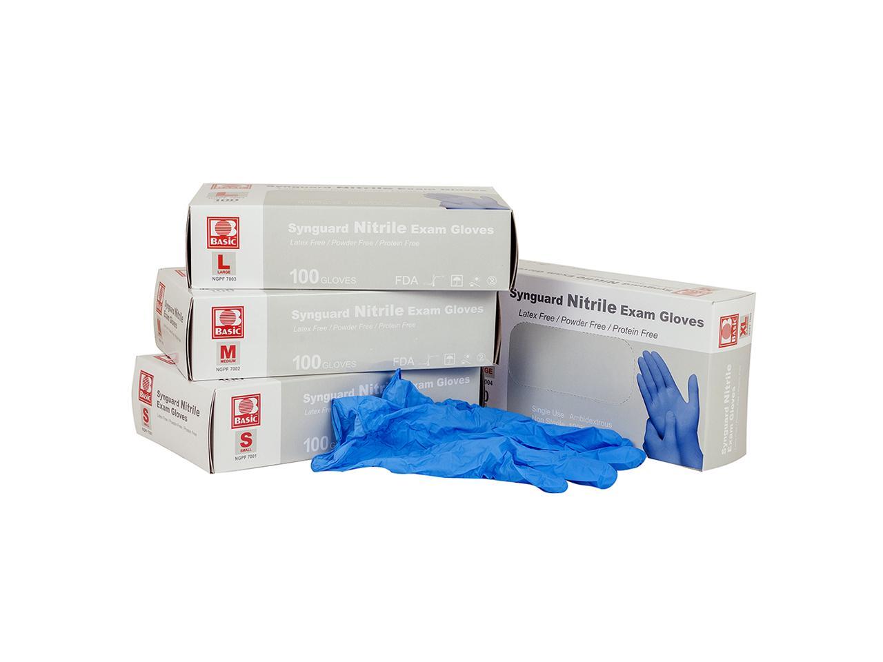 synguard nitrile exam gloves fda