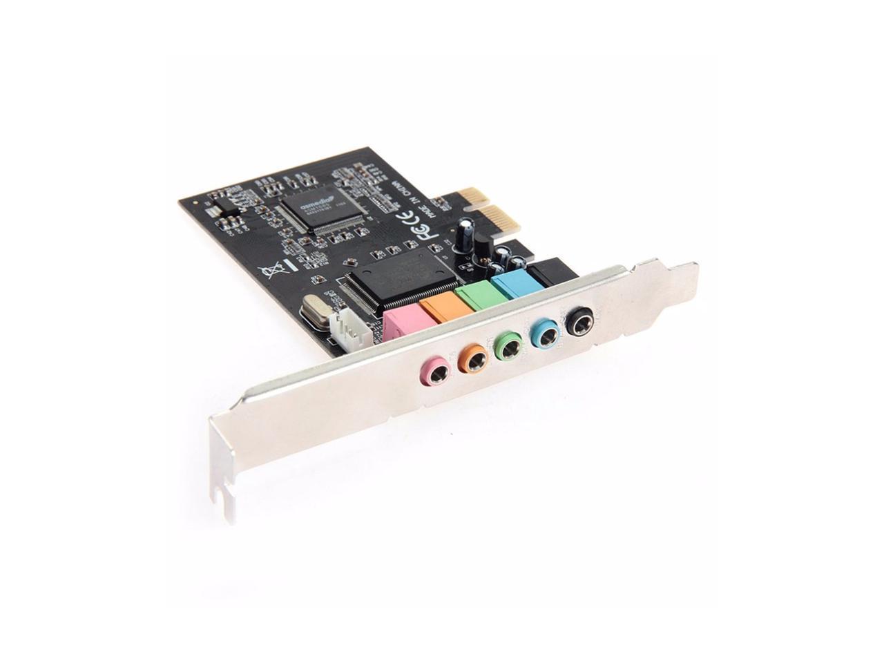 PCIe Sound Card, 5.1 Internal Sound Card for PC Windows 10 w/ Low ...