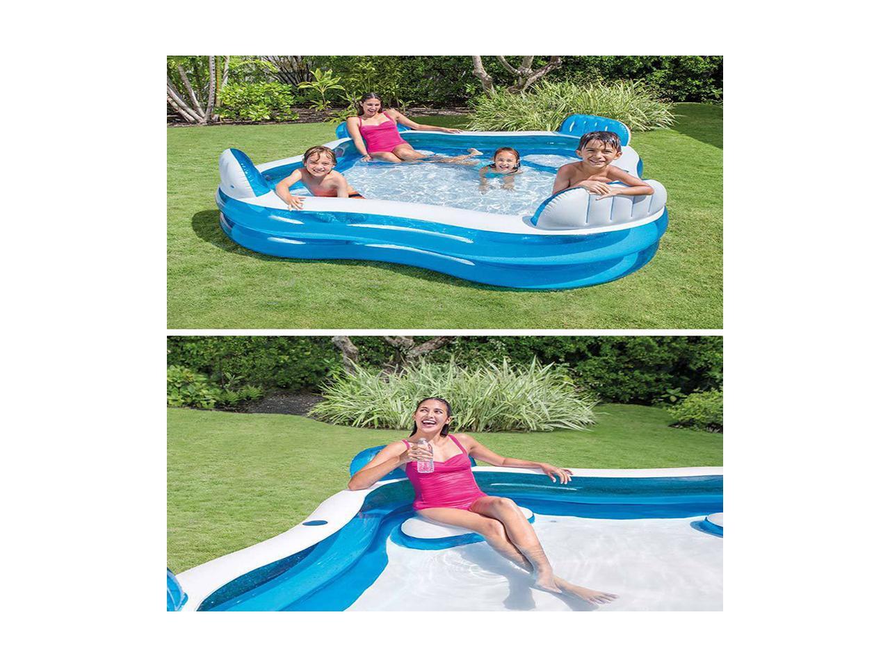 paddling pool with seats