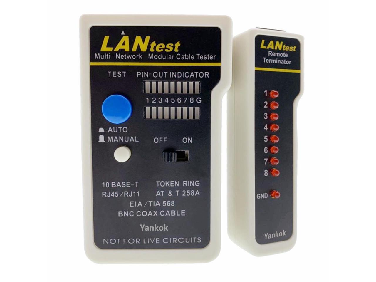 Yankok [LANtest Modular Cable Tester Kit] for 10BaseT