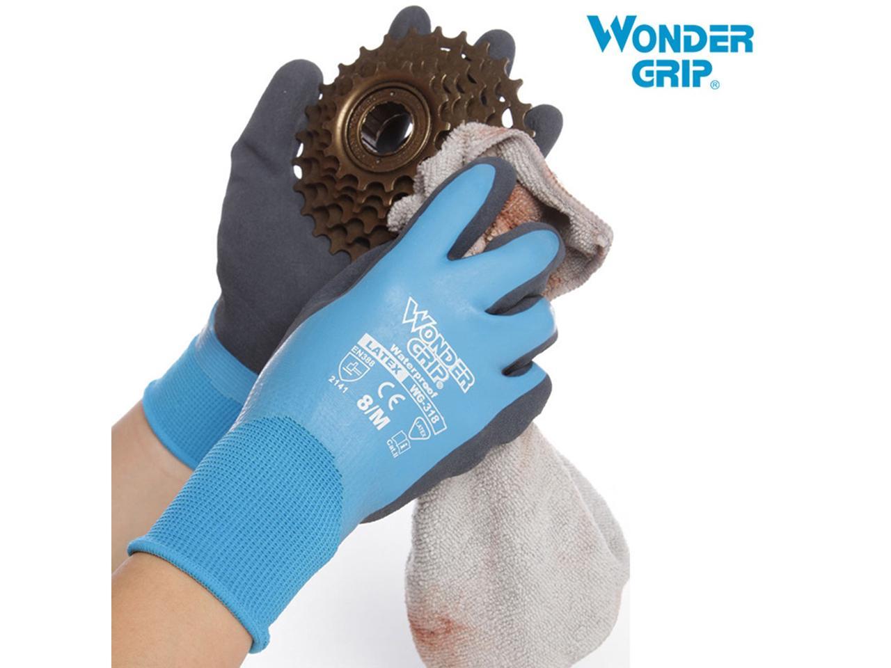 Wonder Grip Plus Coldproof Work Gloves Double Latex Coated Protection Gloves 