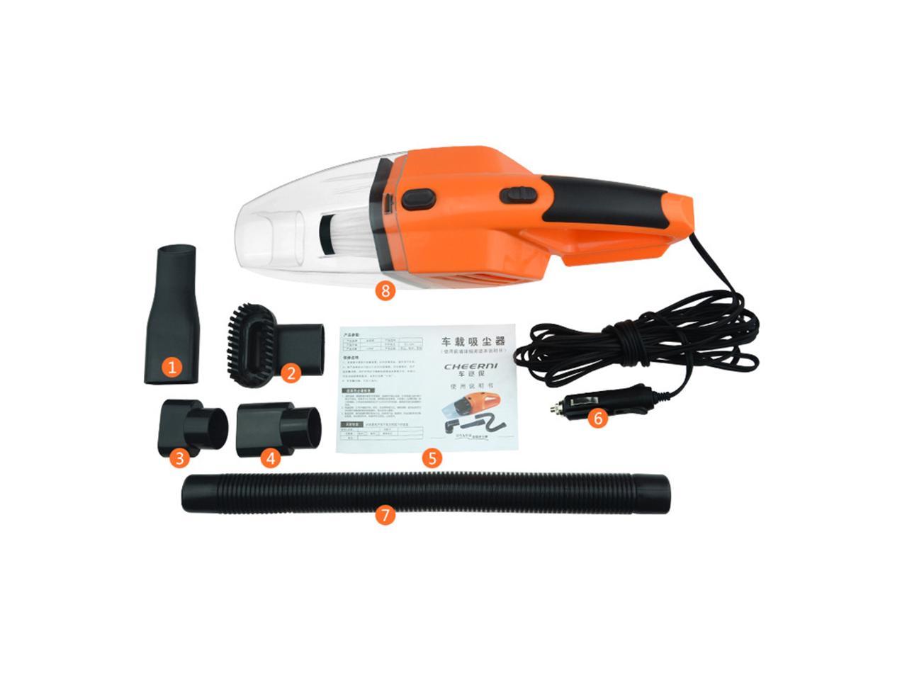 Portable 120W Car Vacuum Cleaner Household Handheld Perfect Accessories