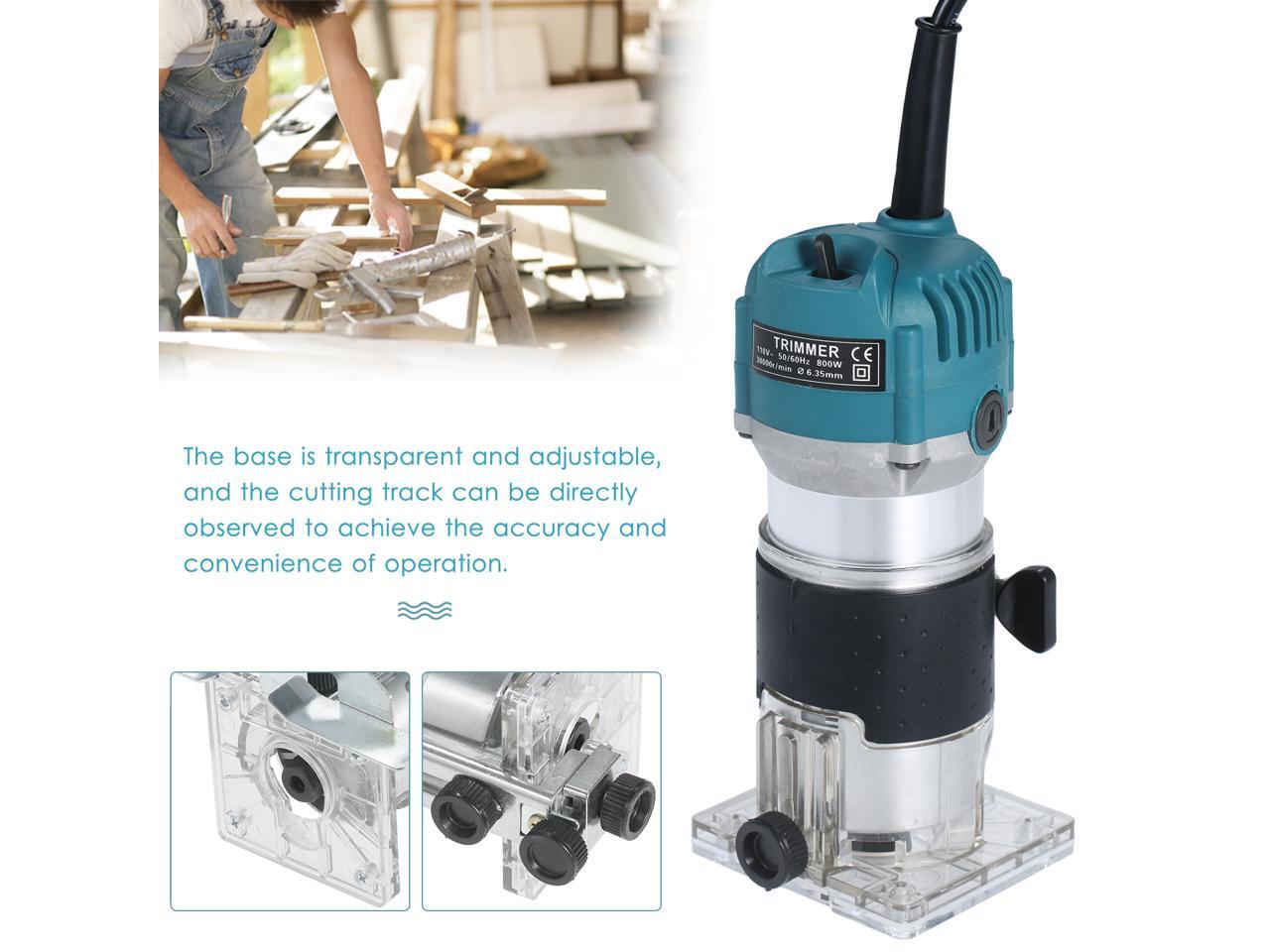 220V 800W Trim Router 30000r/min with Transparent Base