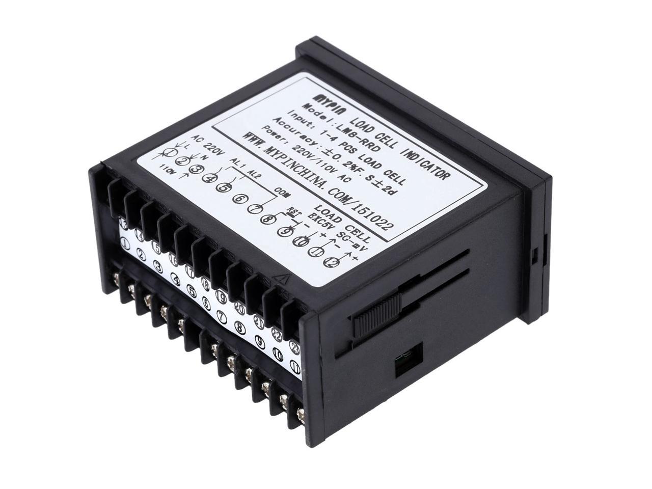 LM8-RRD Load Cell Indicator 2Relay Output 4Digits LED Display for Weight Control 