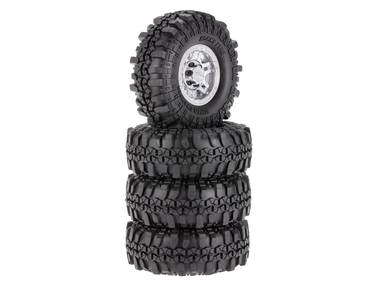 4x AUSTAR AX-3020 1.9 Inch Crawler Tires for 1//10 Traxxas Redcat RC4WD RC Car