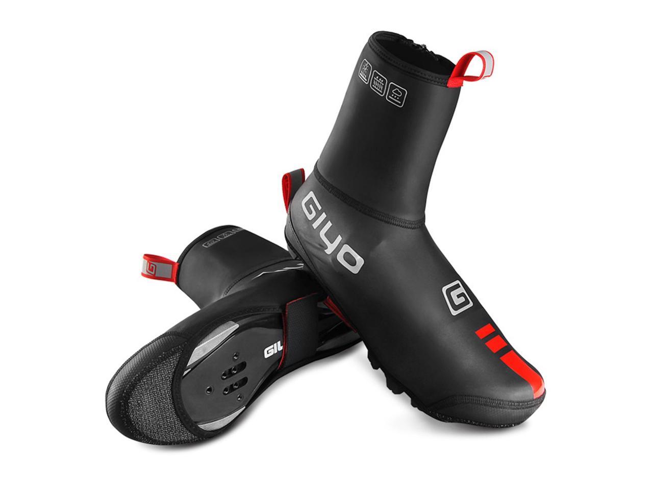 Lixada Cycling Shoe Covers Waterproof Bike Overshoes with Fleece Lining MTB Road Bike Shoe Covers for Men Women 