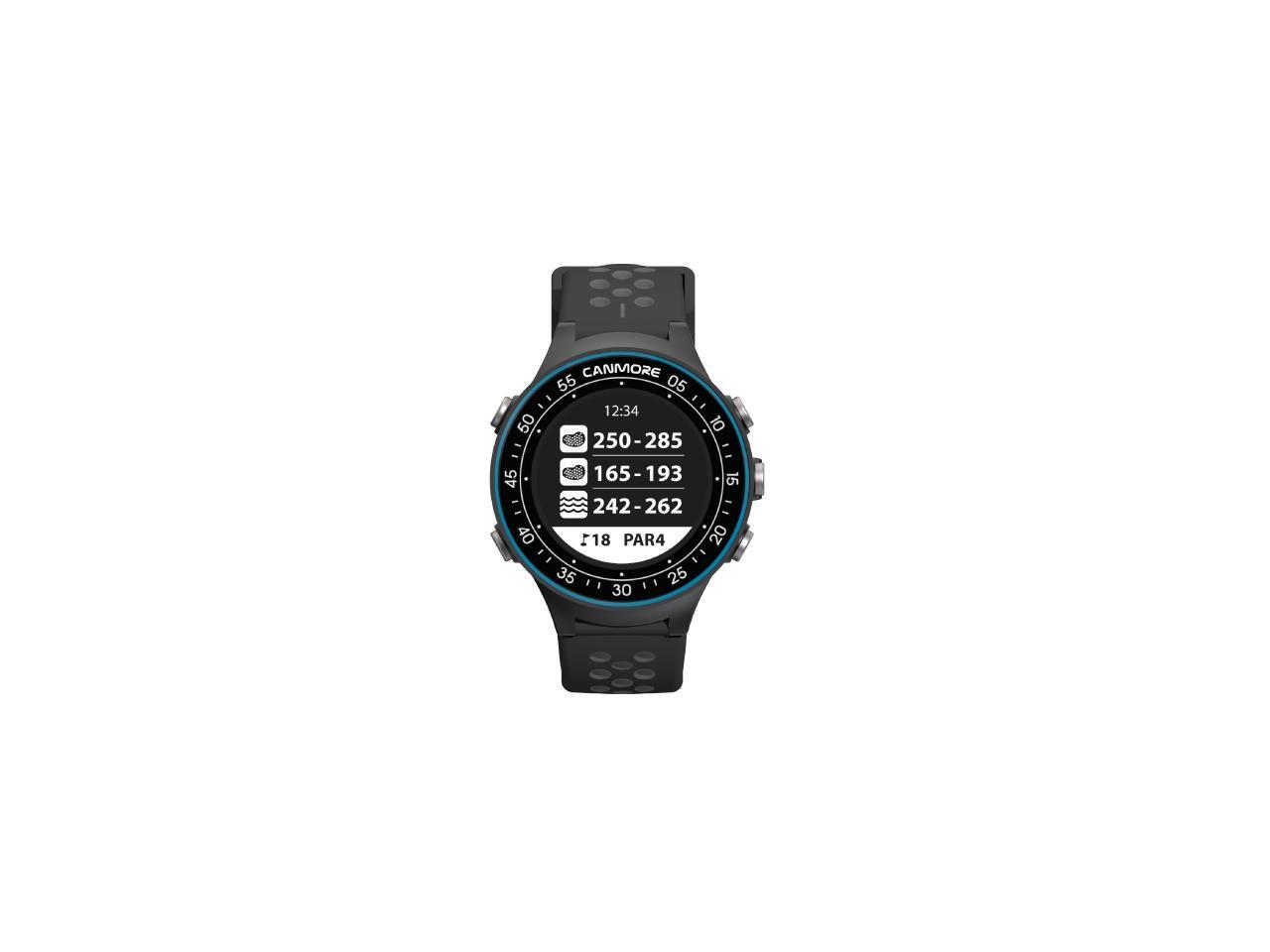 CANMORE TW410G GPS Golf Watch with Step Tracking 38,000+ Free Worldwide Golf Courses