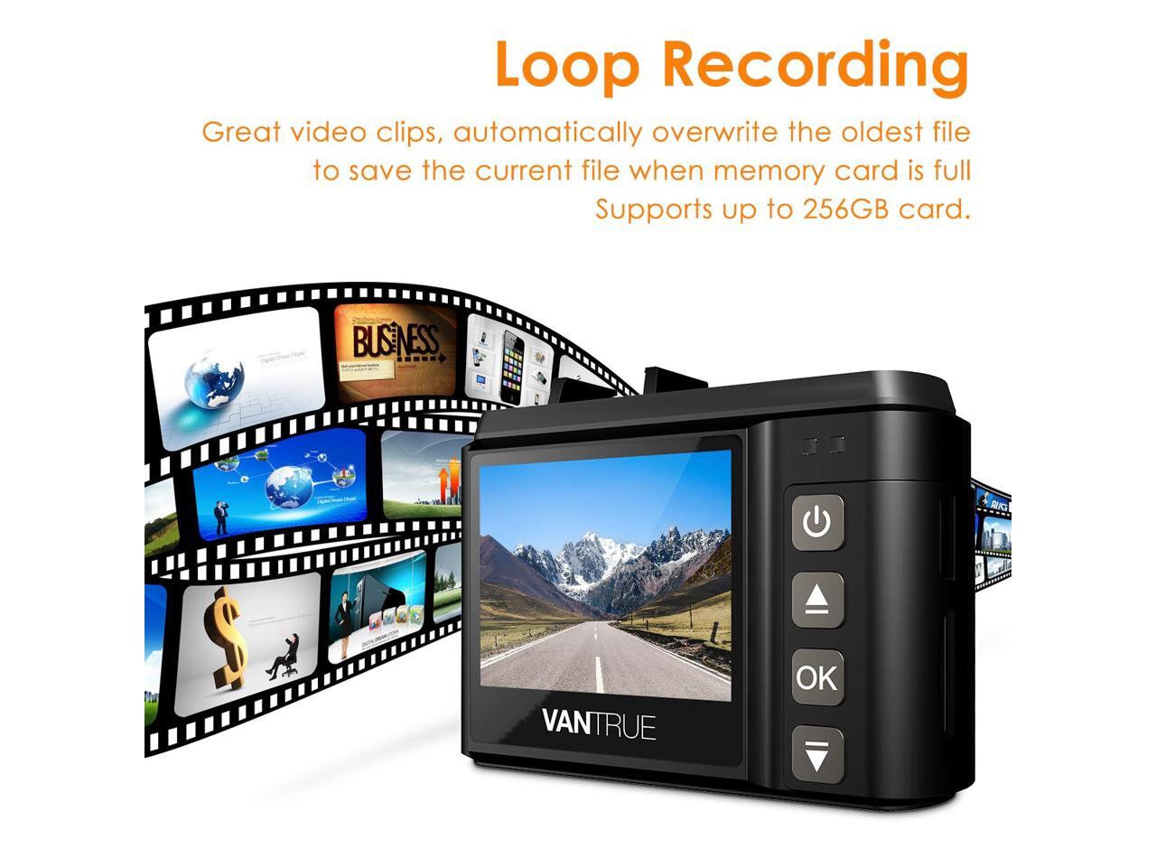 New Vantrue N1 Pro Mini Dash Cam Full HD 1920x1080P Car Dash Camera 1.5