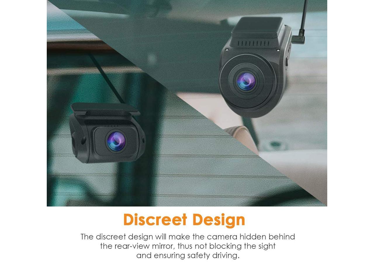 Vantrue S1 4k Dash Cam, Dual 1080P Front and Rear Dash Camera with GPS