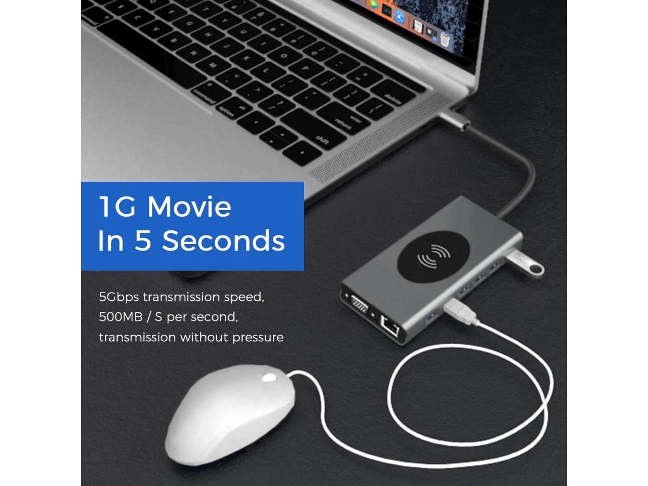 is there a wireless usb hub for macbook