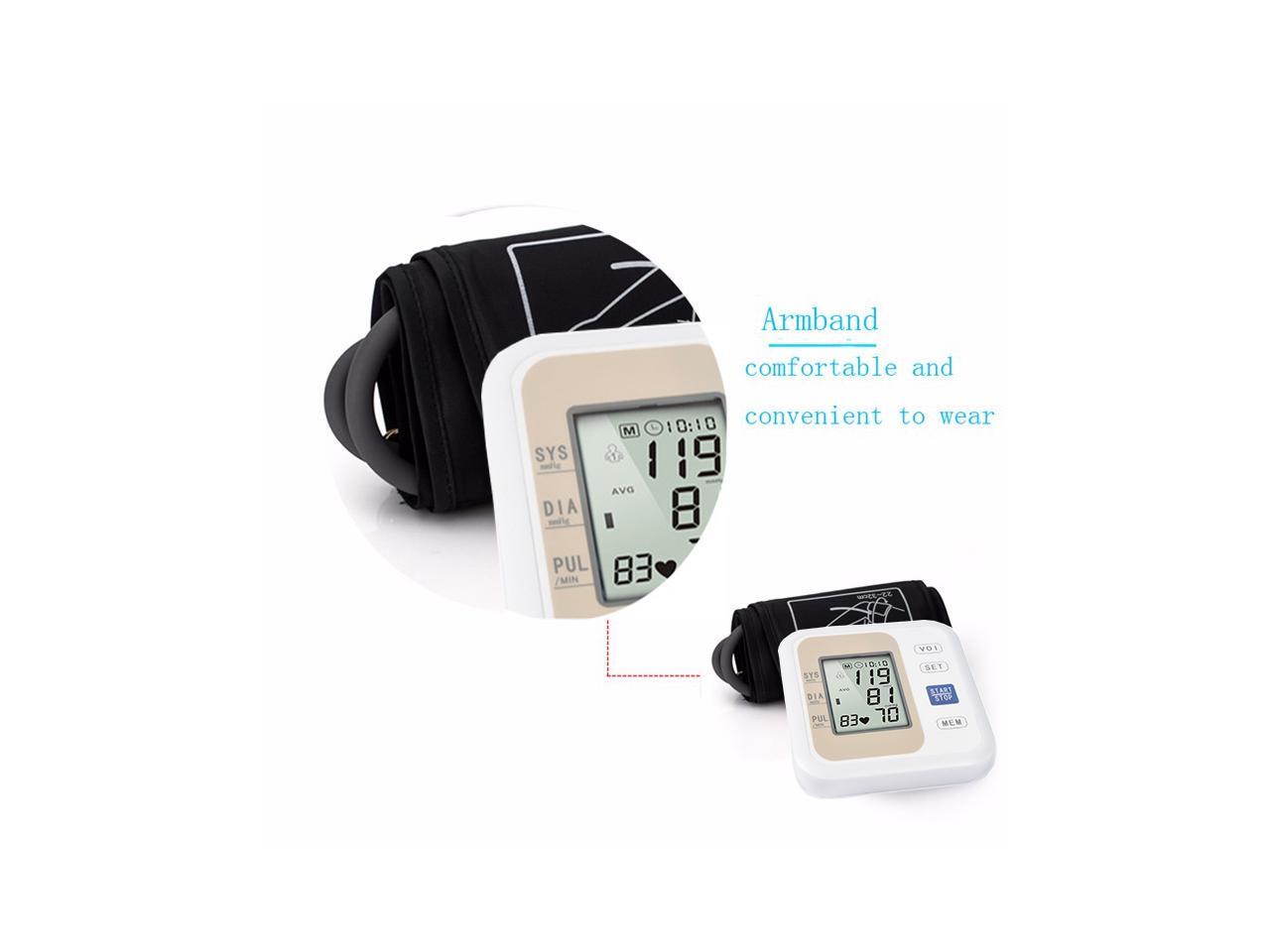 Medical Upper Arm Blood Pressure Monitor; With 99Reading Memory and