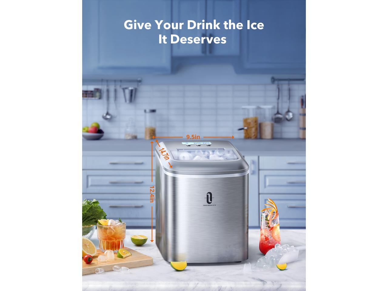 TaoTronics Ice Maker Countertop Machine with LCD Display, SelfCleaning