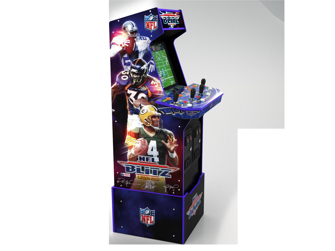 Arcade1Up NFL Blitz Legends Arcade Machine, Lit Marquee & Riser