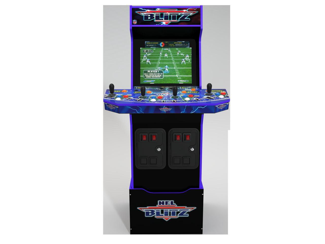 Arcade1Up NFL Blitz Legends Arcade Machine, Lit Marquee & Riser