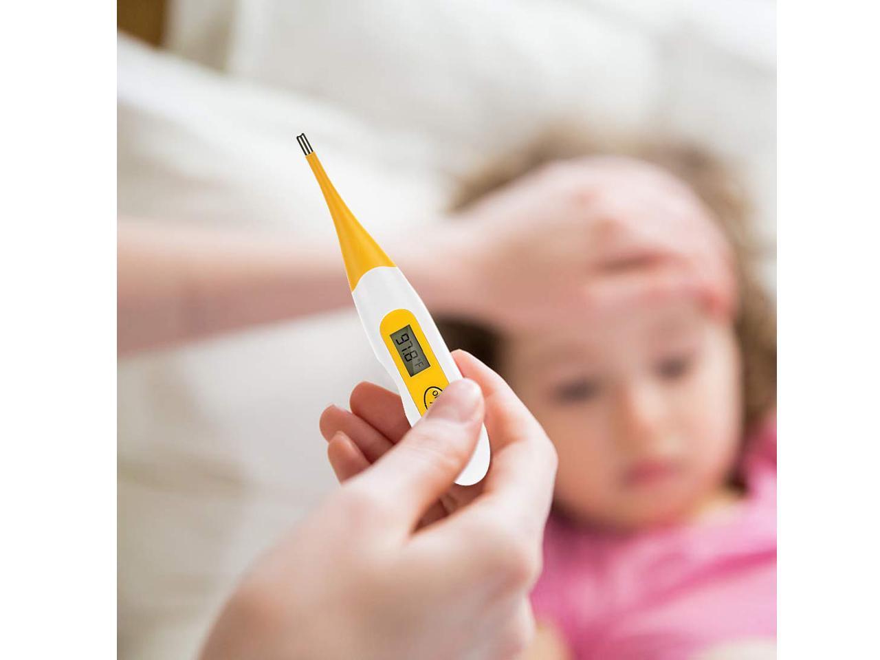 1PCS Basal Digital Thermometer Oral Body Temperature by Rectal Underarm