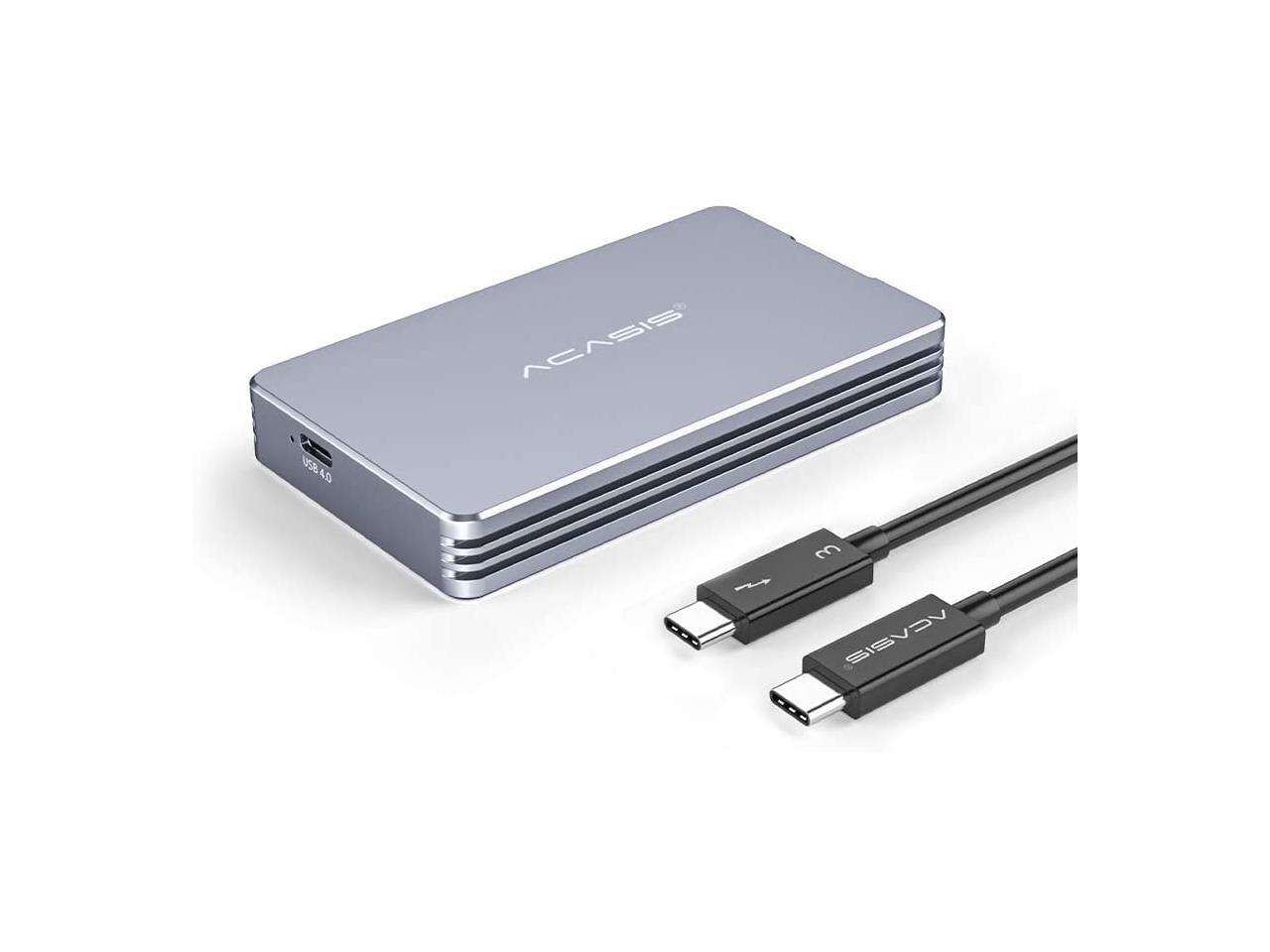 Acasis 40gbps m 2 nvme ssd enclosure compatible with thunderbolt 4 3