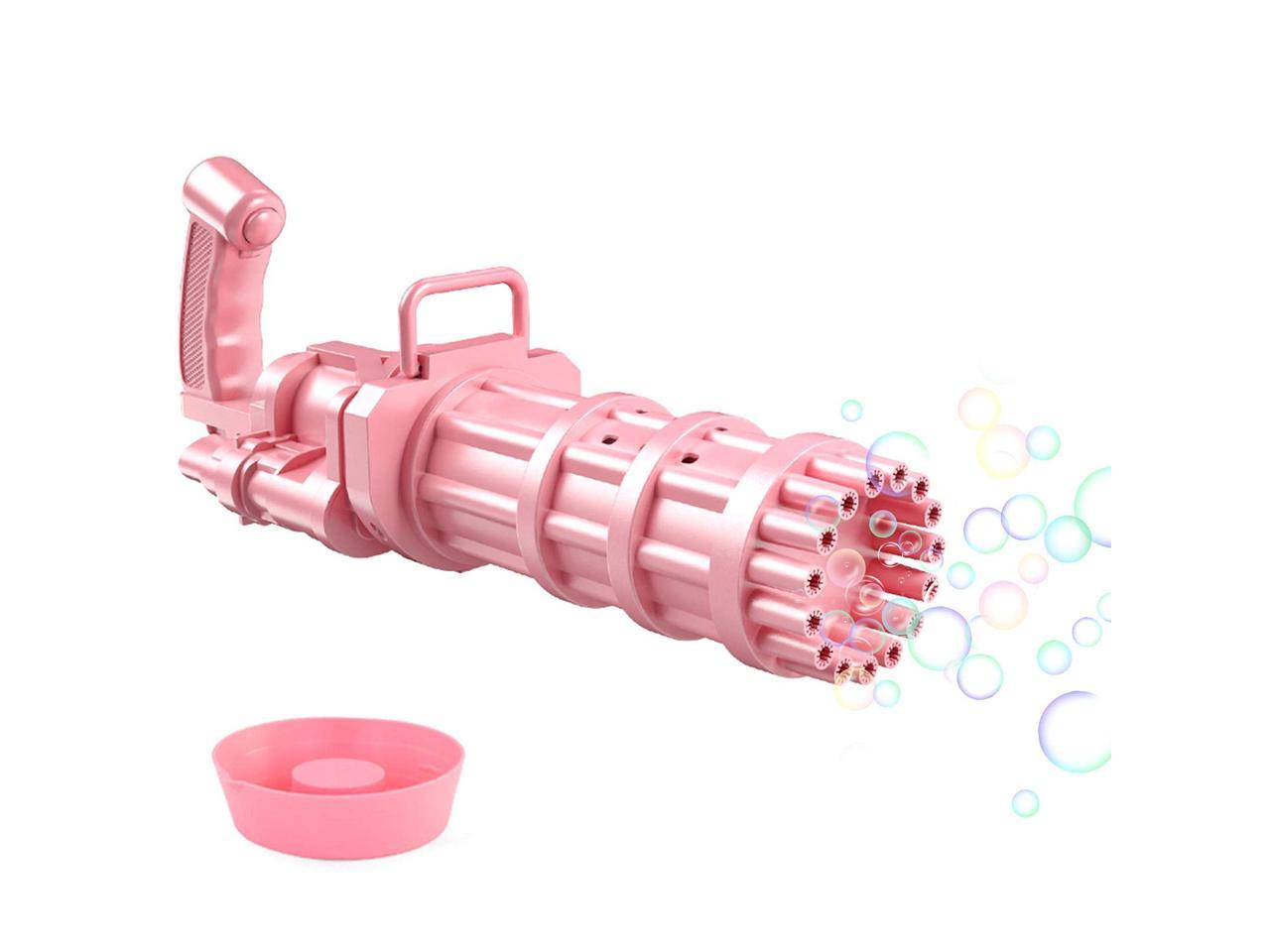 Gatling Bubble Machine Bubbler Maker Children's Automatic Bubble Blowing Toy New 