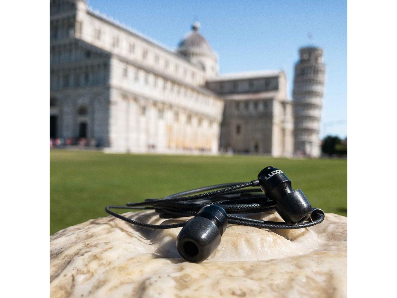 ludos clamor wired earbuds in ear headphones with microphone