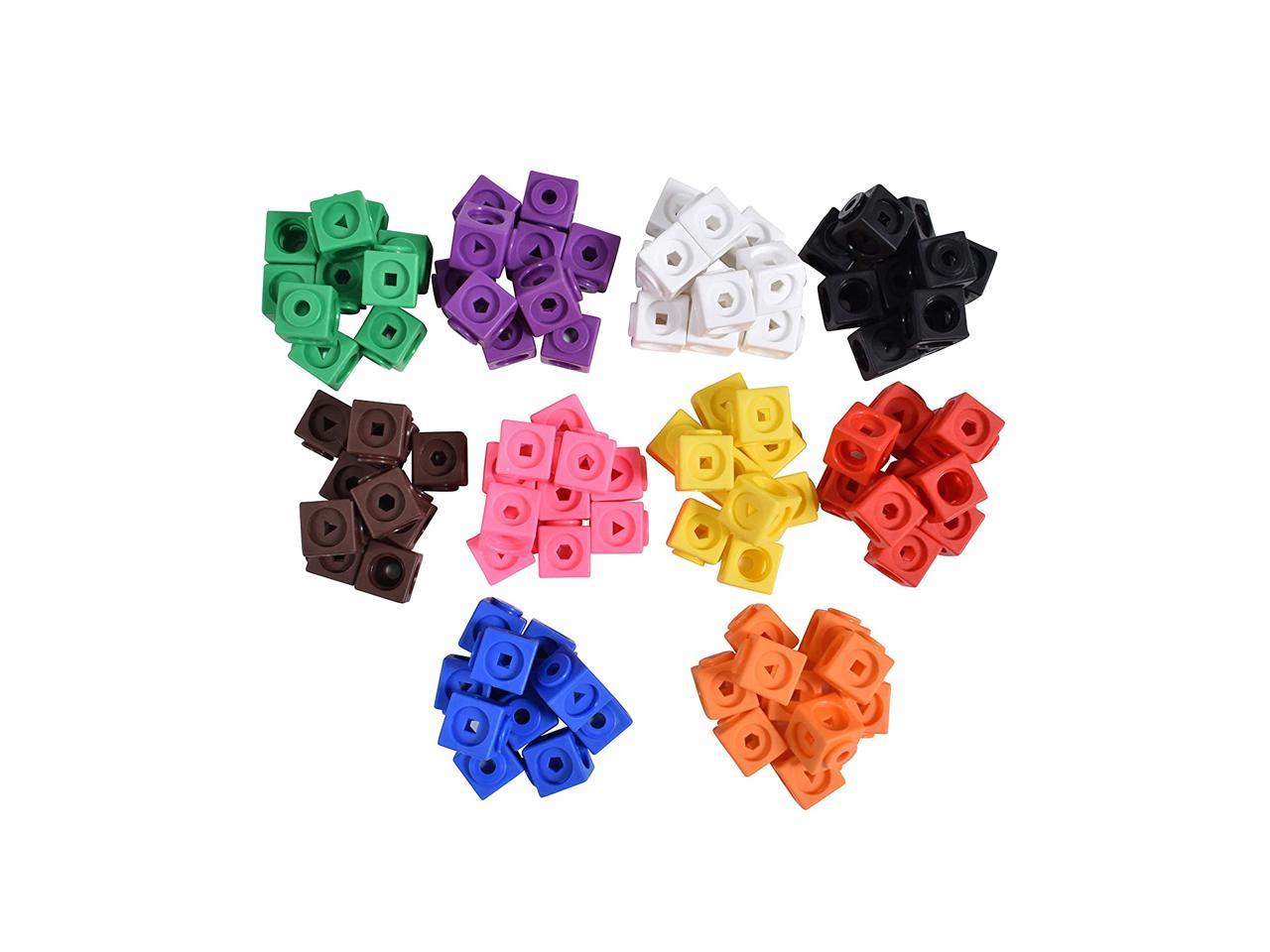 Set Of 100 Details about   Edx Education Linking Cubes In Home Learning Toy For Early Math 