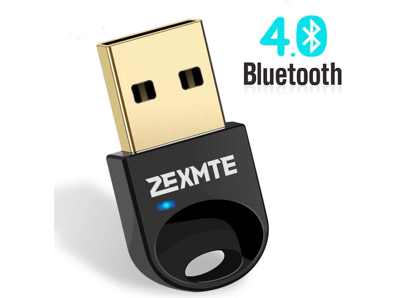 Laptop for Desktop XP Updated Driver ZEXMTE Bluetooth USB Adapter for PC USB Bluetooth Dongle 4.0 Wireless Micro Adapter Compatible with Windows 10,8.1//8,7,Vista