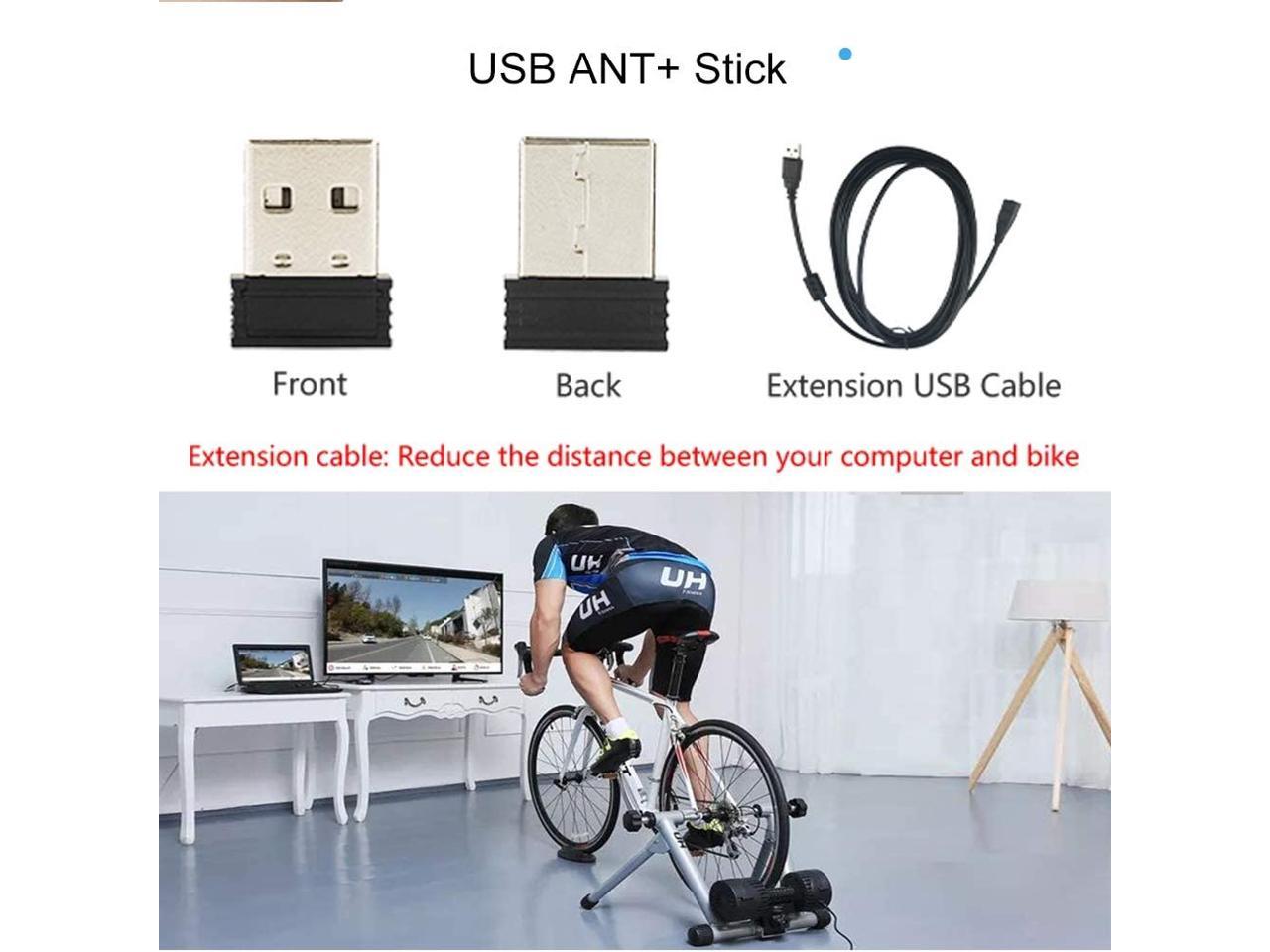 USB ANT ANT Dongle Stick Adaptor Compatible with Zwift Plus Extension Lead 