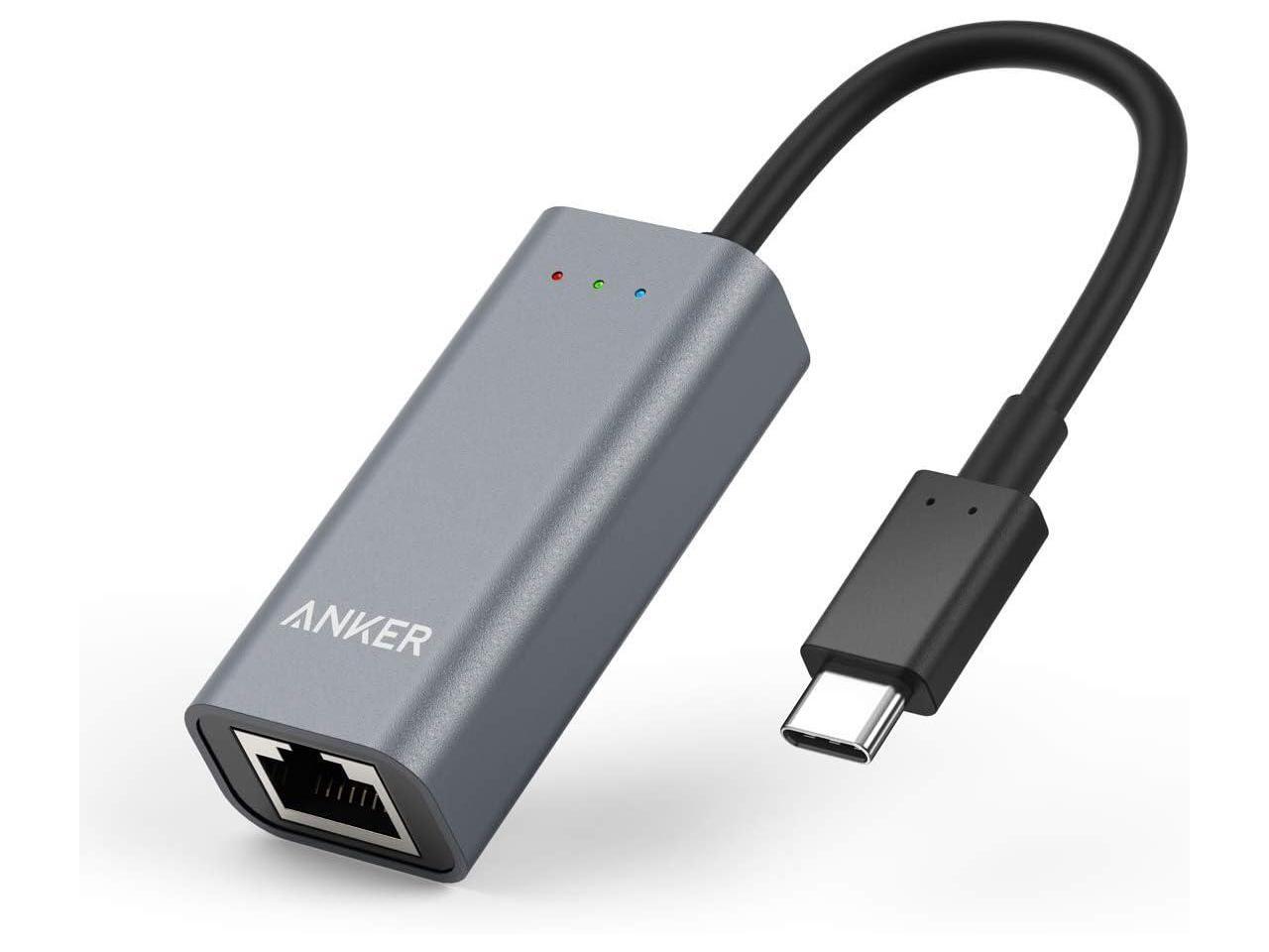 Anker USB C to Adapter Portable 1Gigabit Network Hub 10/100