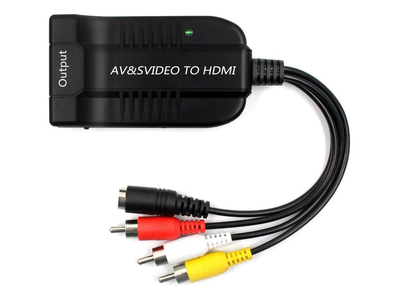 Female AV S Video to Hdmi Video Converter Adapter, Female S Video Input ...