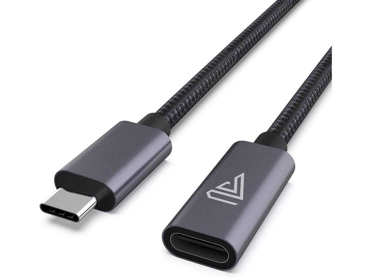 USB Type C Extension Cable Short (1.5ft/0.45m) 100W PD Fast Charging 10
