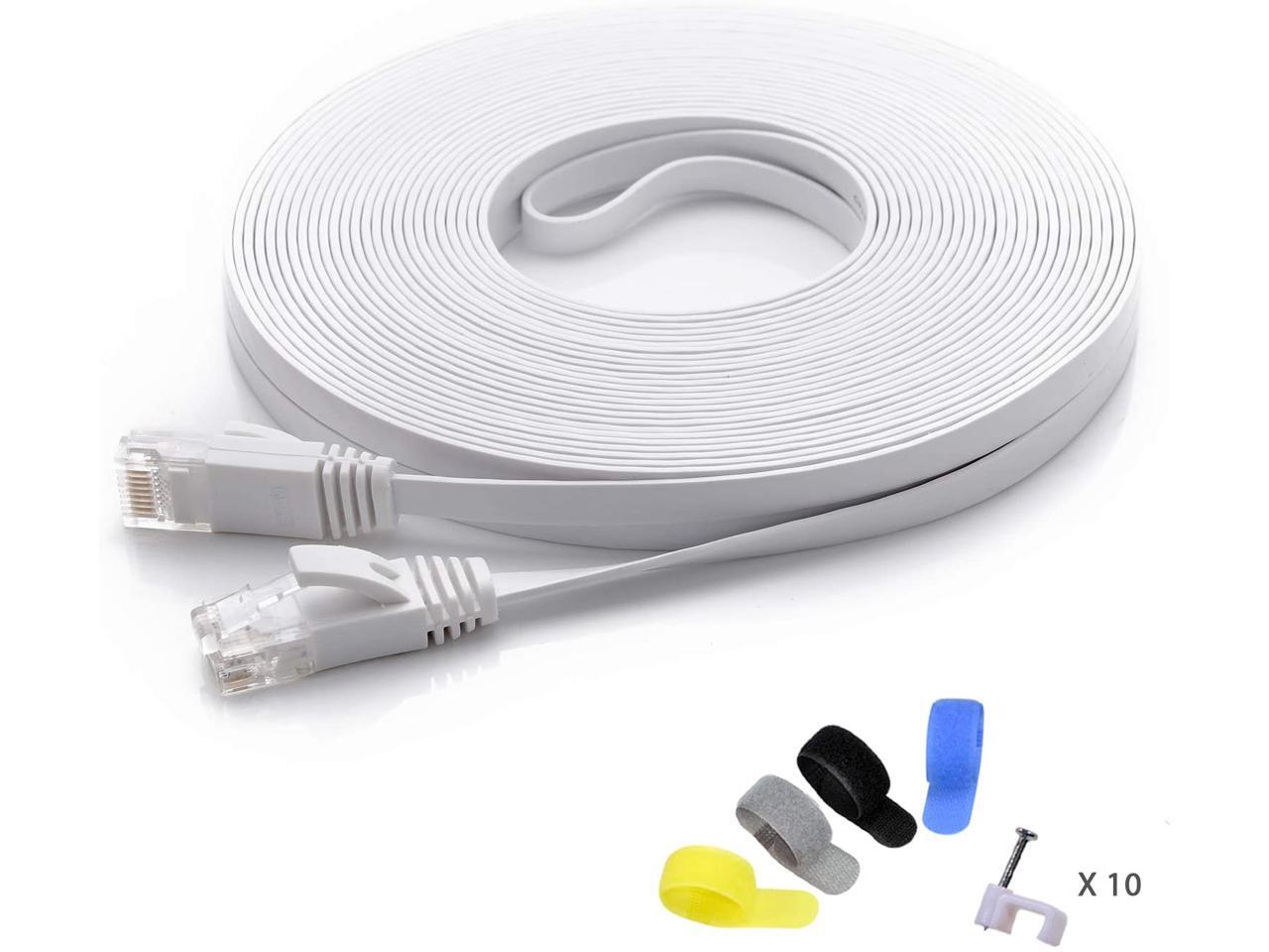Cat 6 Cable White 5ft (6 Pack)(at a Cat5e Price but Higher