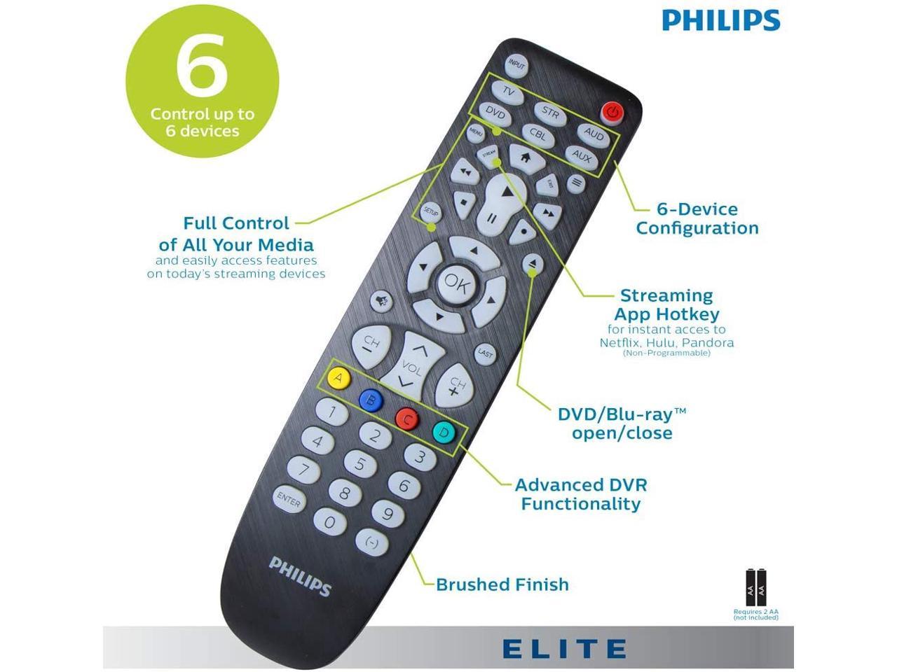 Philips Universal Remote Control for Samsung Vizio LG Sony ...