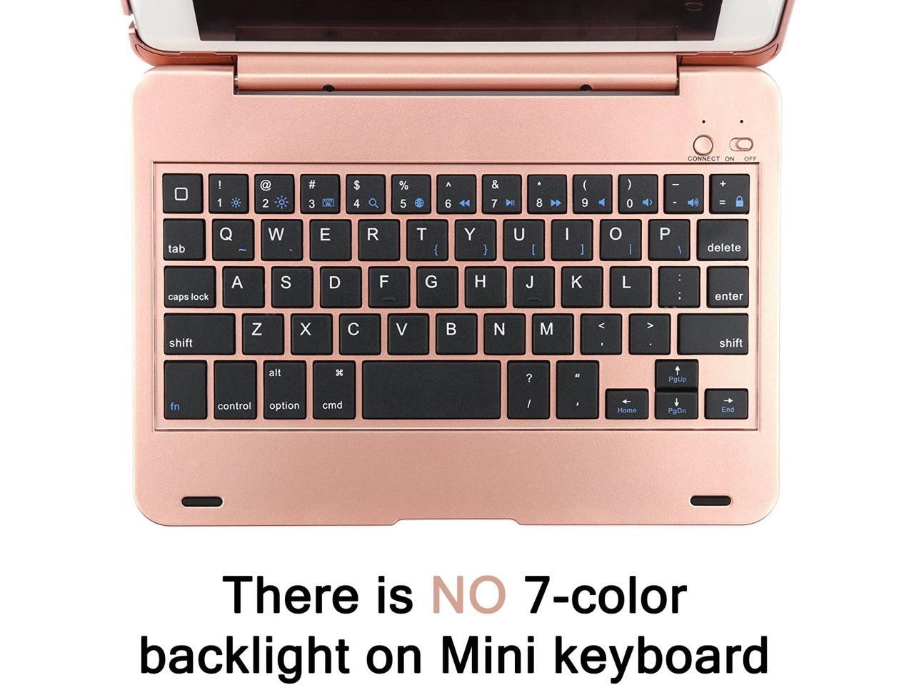 ONHI Wireless Keyboard for iPad Mini Keyboard Case Folio Flip Smart