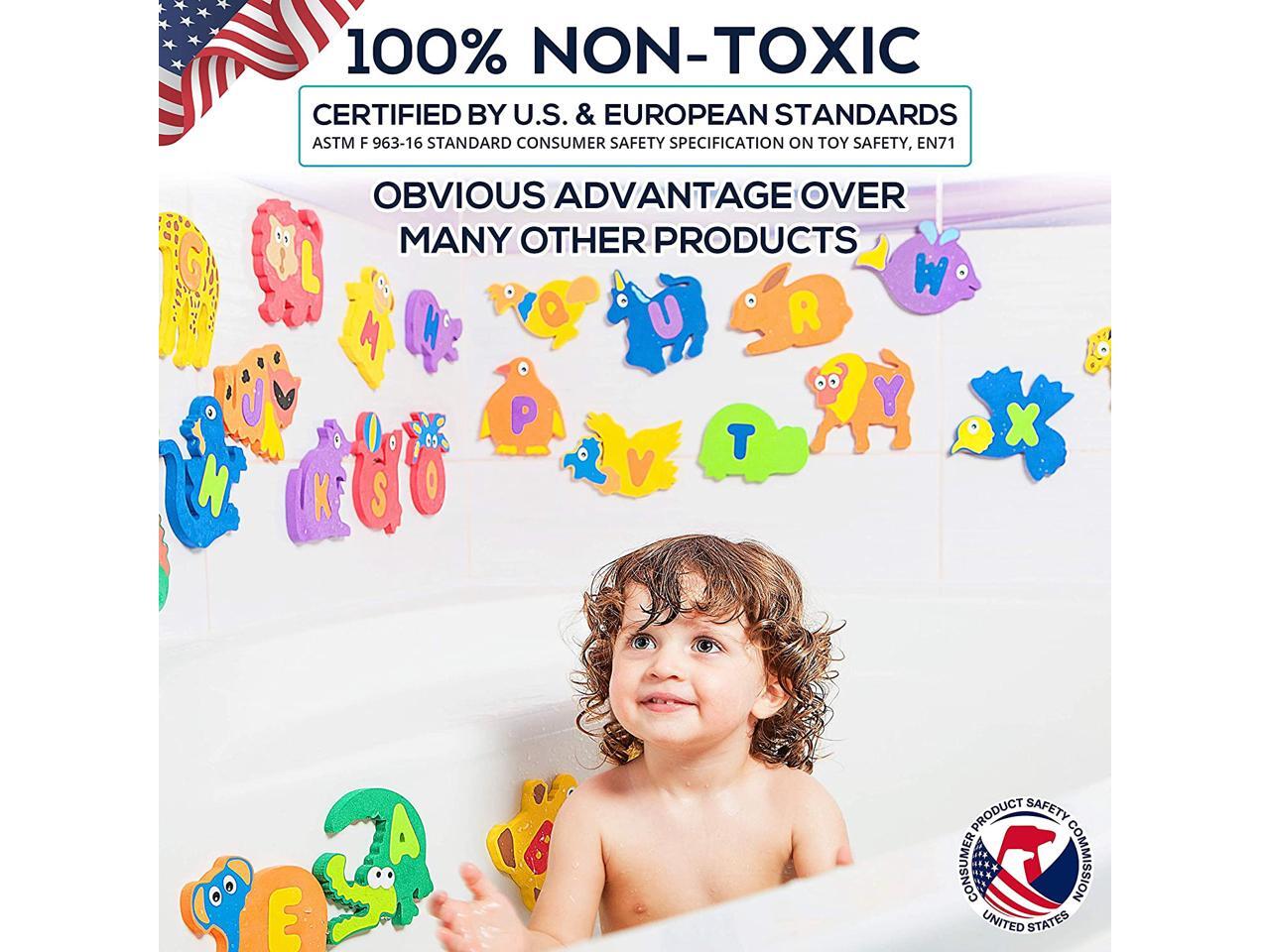 Foam Bath Toys 100 NonToxic Preschool Alphabet ?C Best Baby Bath Toys