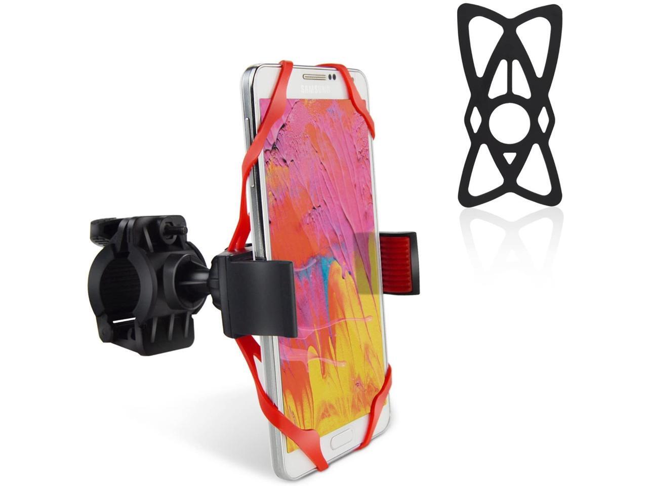 4Pack Bike Motorcycle Mount Phone Holder Tether X  Grip Rubber