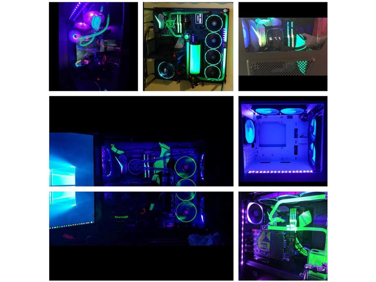 LEDdess PC LED Flexible Light Strip Computer Lighting UV Purple with